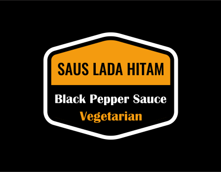 Label Desain – Saus Lada Hitam